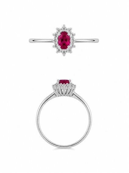 Ringe Salvatore Arzani Dame in Gold Rubino 0.29 Ct 1D8DD - 1D8DD